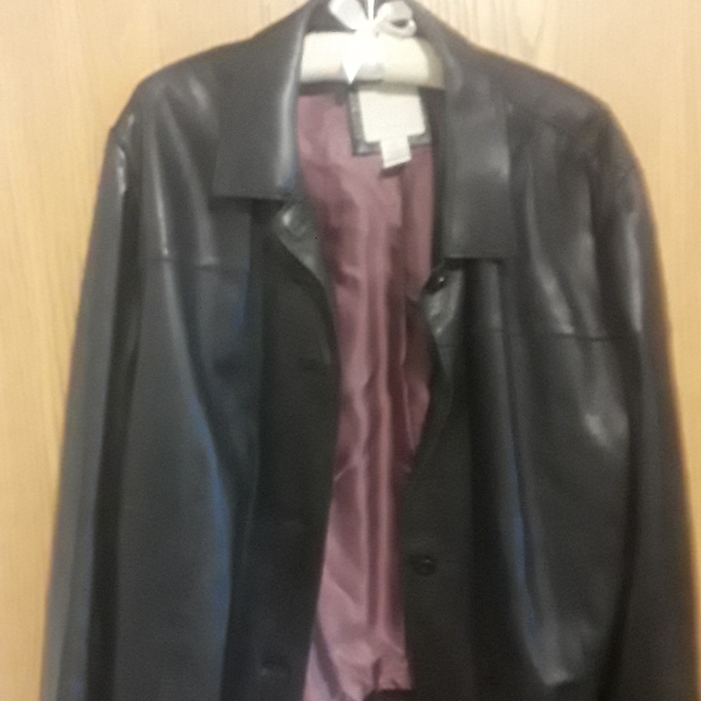 Buttery soft leather jacket, plus size